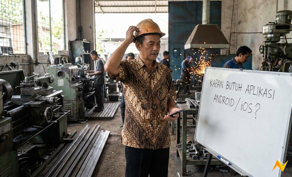Kapan butuh aplikasi android atau ios